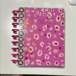 The Happy Planner 2025 Wild Ideas Pink Leopard Print Planner